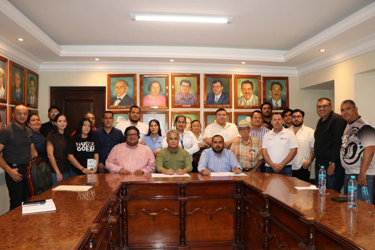 $!Universidad Politécnica y Ayuntamiento de San Ignacio firman convenio de colaboración