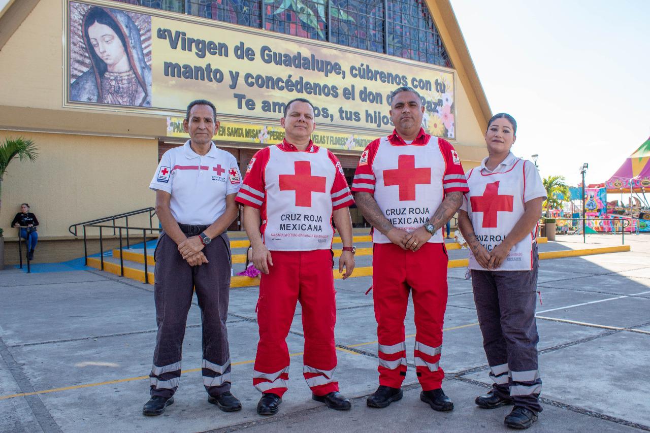 $!Cruz Roja Culiacán brindó 60 atenciones en el Operativo de ‘Día de la Virgen 2025’