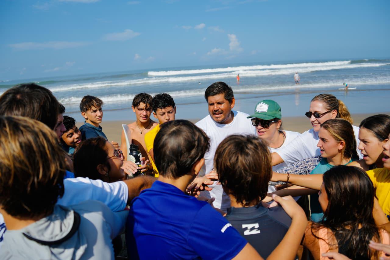 $!Sueltan la tabla en Playa Pueblo Bonito: Mazatlán inicia visorías de surfing rumbo a la Olimpiada Nacional