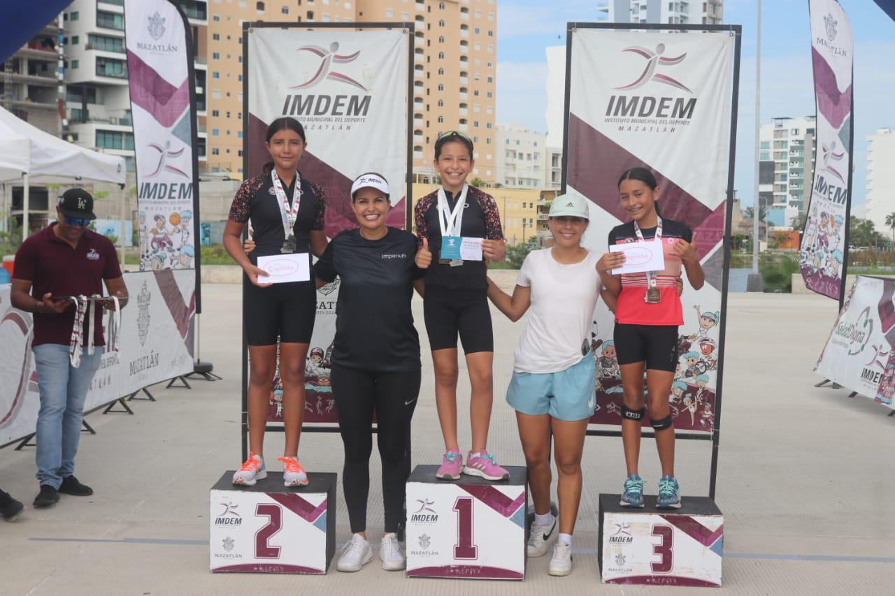 $!Completan con éxito el Duatlón Kids 2023