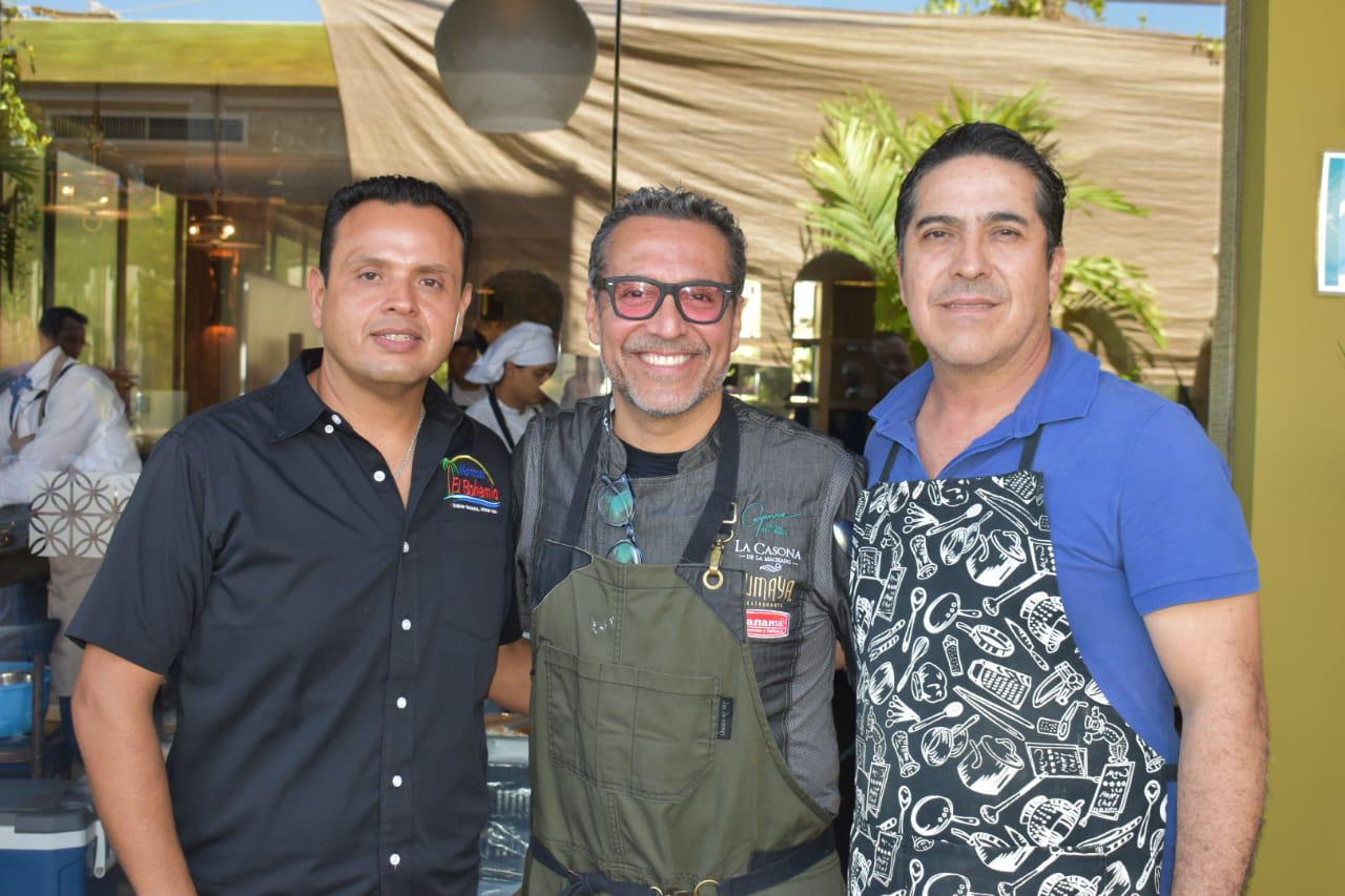 $!Moisés Areizaga, Luis Osuna y Alex López.