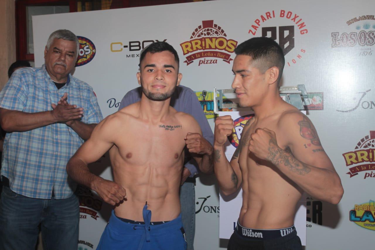 $!‘Veneno’ Aréchiga y ‘Pamba’ Valdez, listos para la función de este viernes en Mazatlán