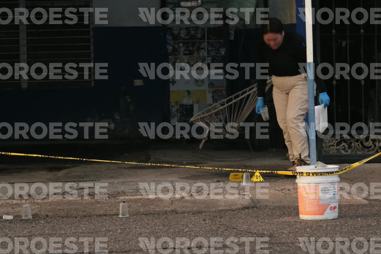 $!Balean un autolavado en la colonia Miguel Hidalgo, en Culiacán