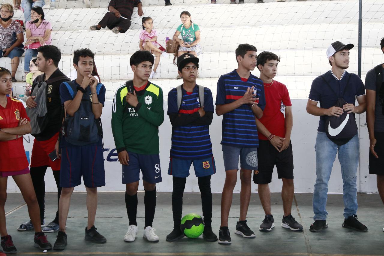 $!Inauguran en Navolato el torneo estatal De la Calle a la Cancha de Fundación Telmex