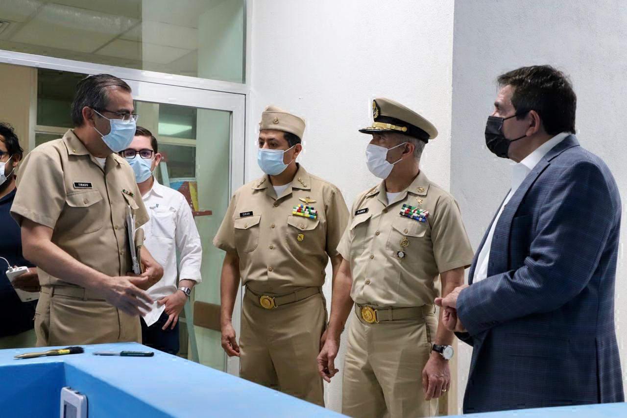 $!Supervisan el Hospital Regional Naval de Especialidades de Mazatlán