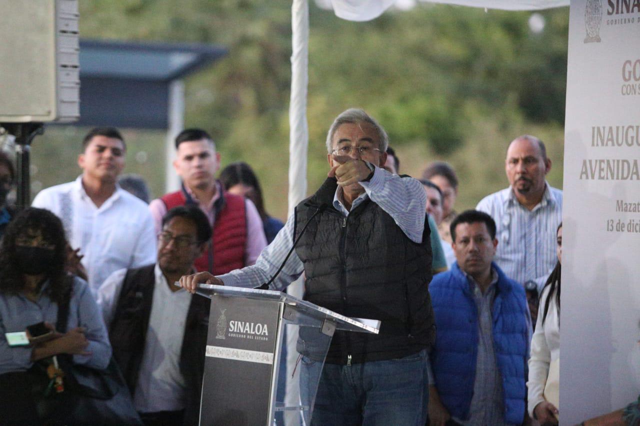 $!Inaugura Rocha ampliación de la Avenida Santa Rosa, en zona popular de Mazatlán