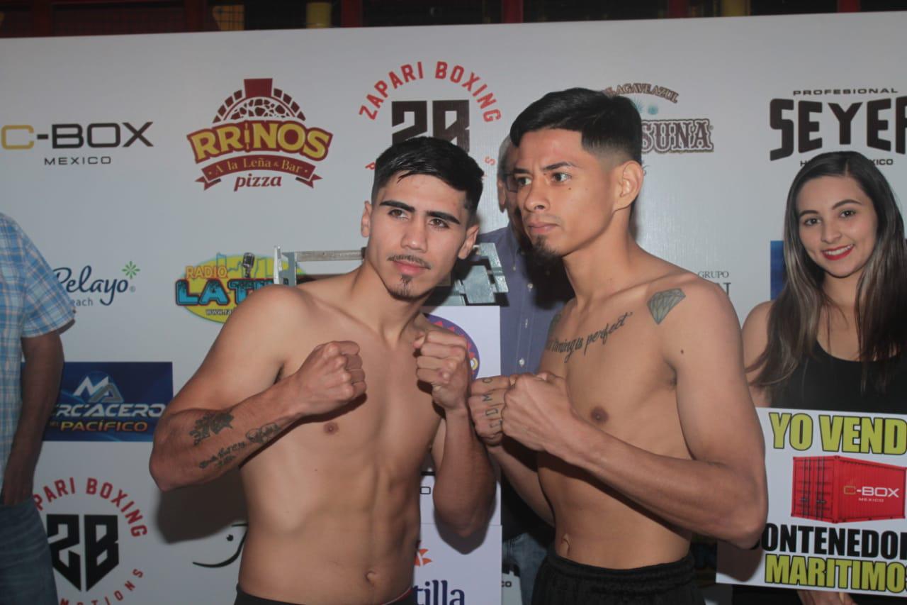 $!‘Veneno’ Aréchiga y ‘Pamba’ Valdez, listos para la función de este viernes en Mazatlán