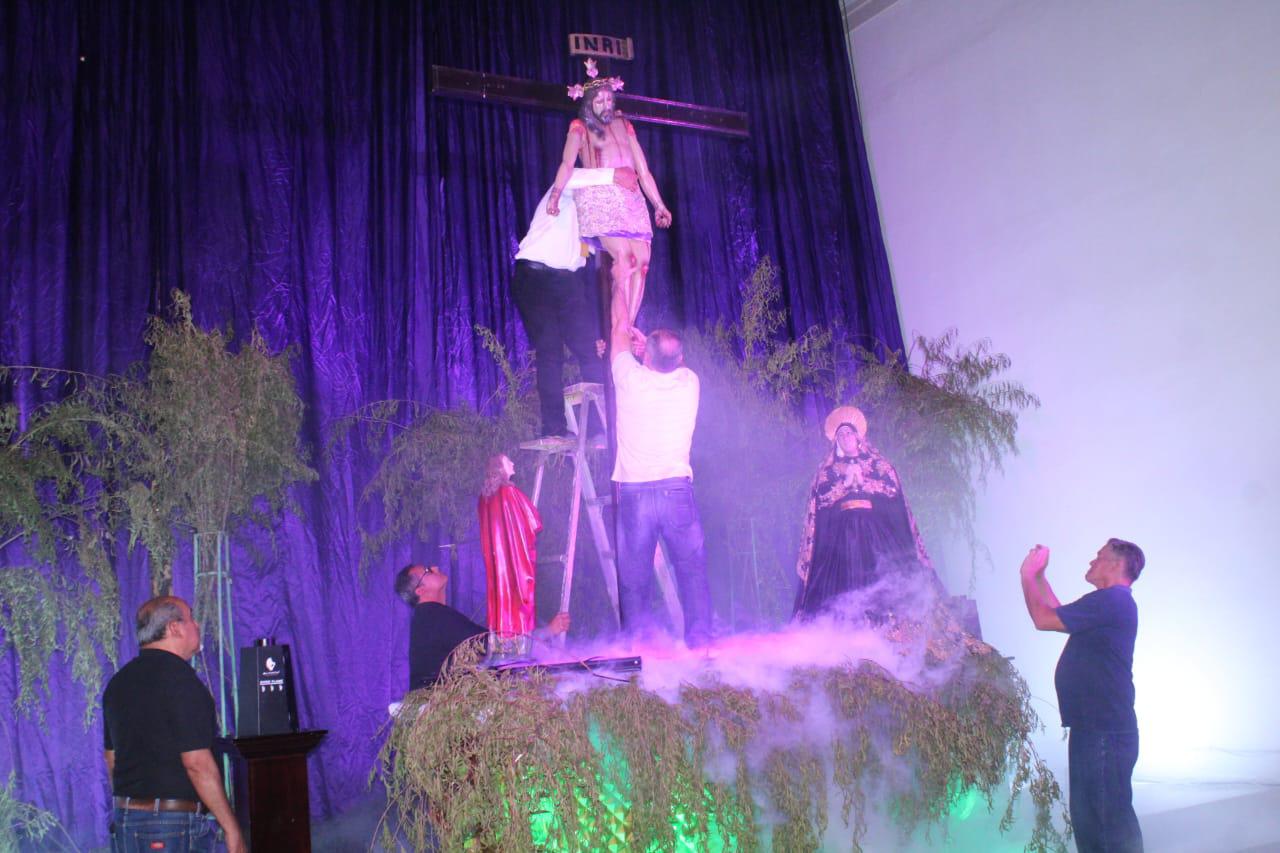 $!Este Viernes Santo, se viste de duelo el Santuario de la Virgen del Rosario