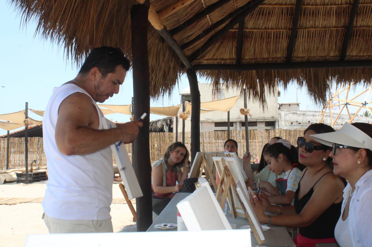 $!El pintor Sergio Ramírez ofrece su primer taller en Rosario