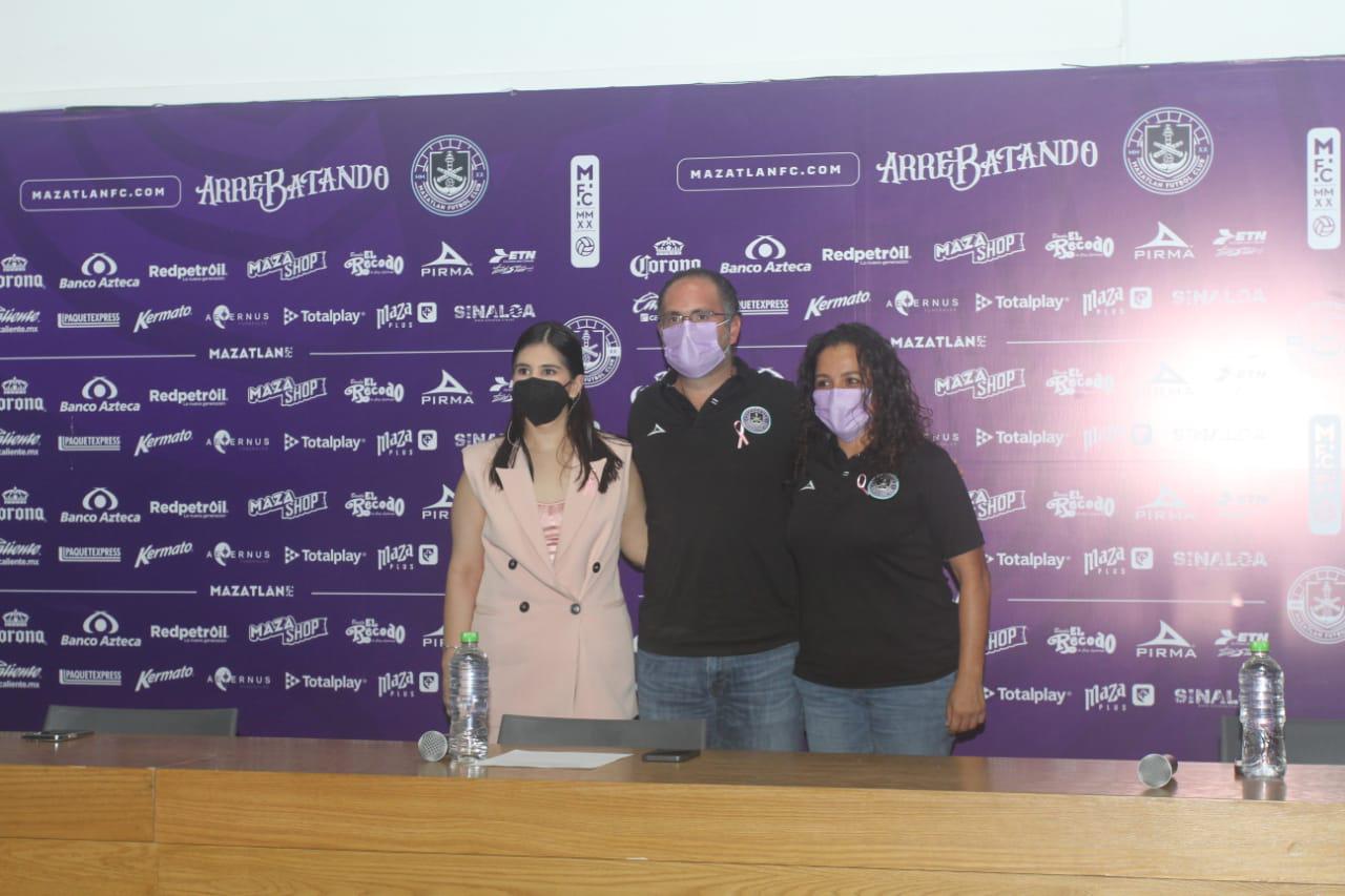 $!Mazatlán FC se suma a la lucha contra el cáncer de mama