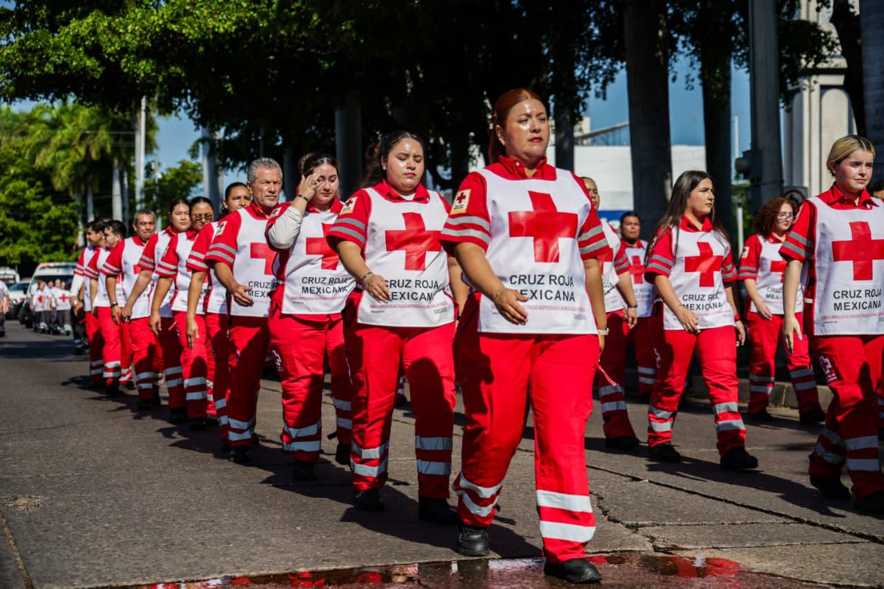 $!Cruz Roja Culiacán honra a sus héroes caídos durante celebración del Día del Socorrista