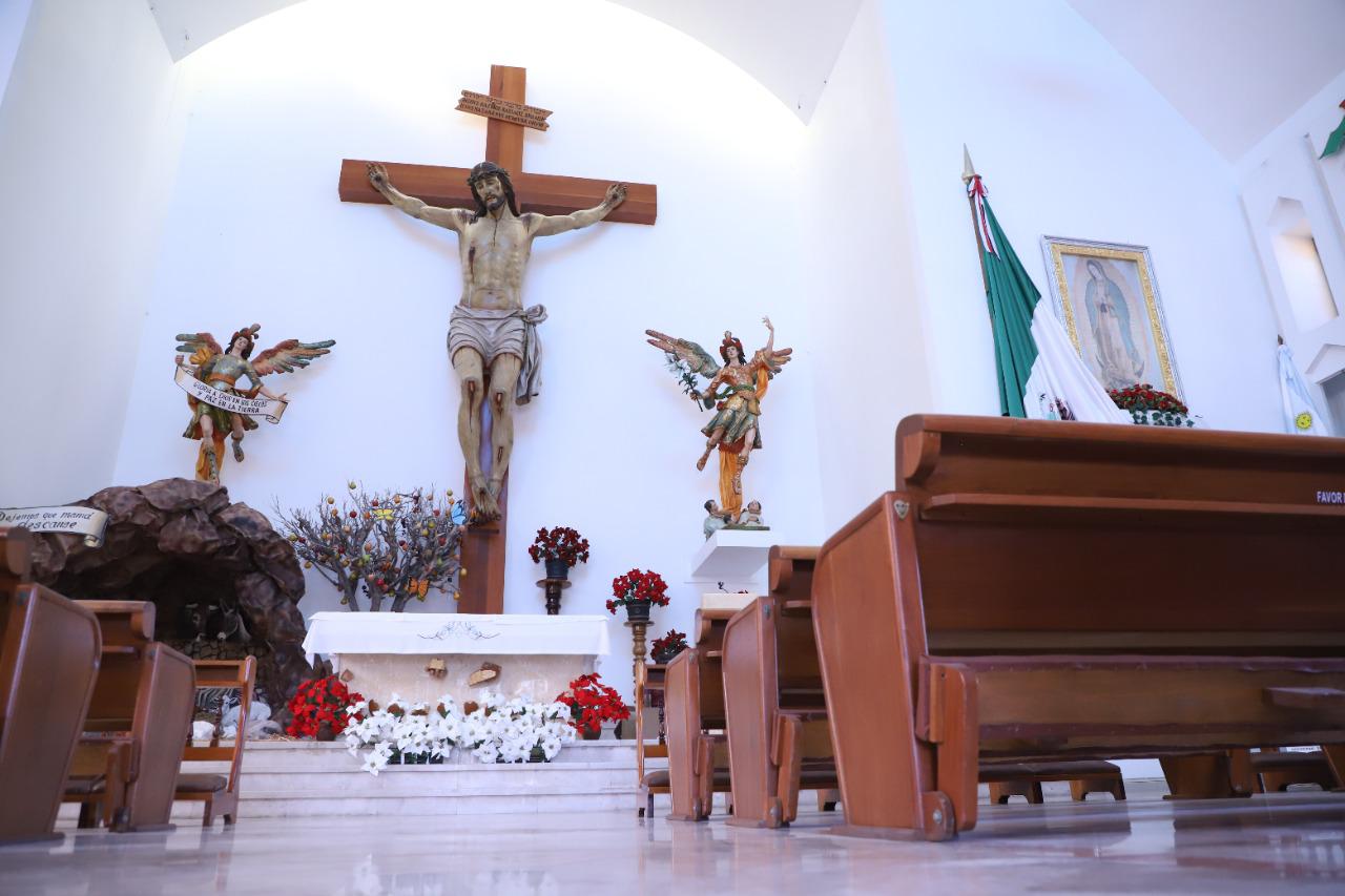 $!Emerge desde la Montuosa un Arcángel a 25 metros de altura