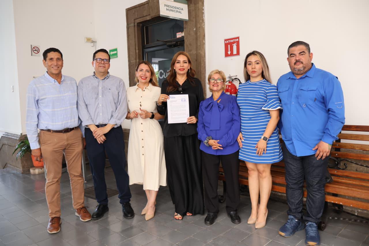 $!Pide PAN retirar propaganda política de espacios del Ayuntamiento de Culiacán
