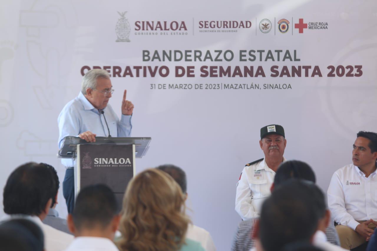 $!Despliegan 10 mil elementos para salvaguardar Sinaloa en Semana Santa