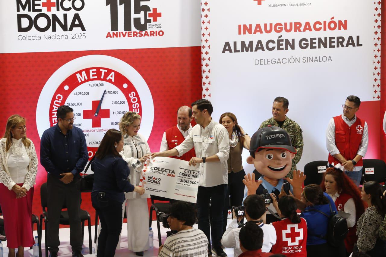 $!Cruz Roja Sinaloa supera su meta y recauda más de 48 millones de pesos en colecta 2025