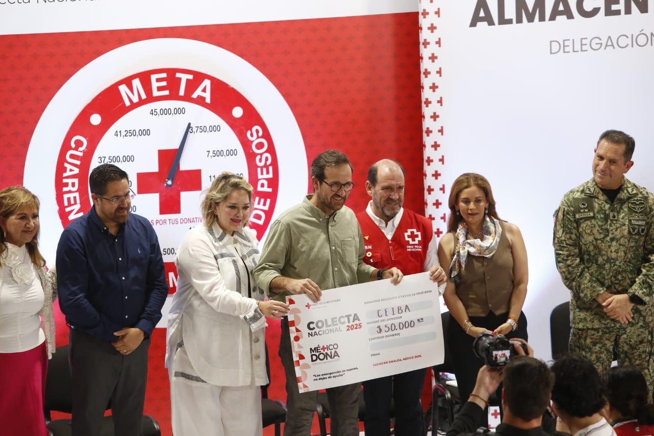$!Cruz Roja Sinaloa supera su meta y recauda más de 48 millones de pesos en colecta 2025