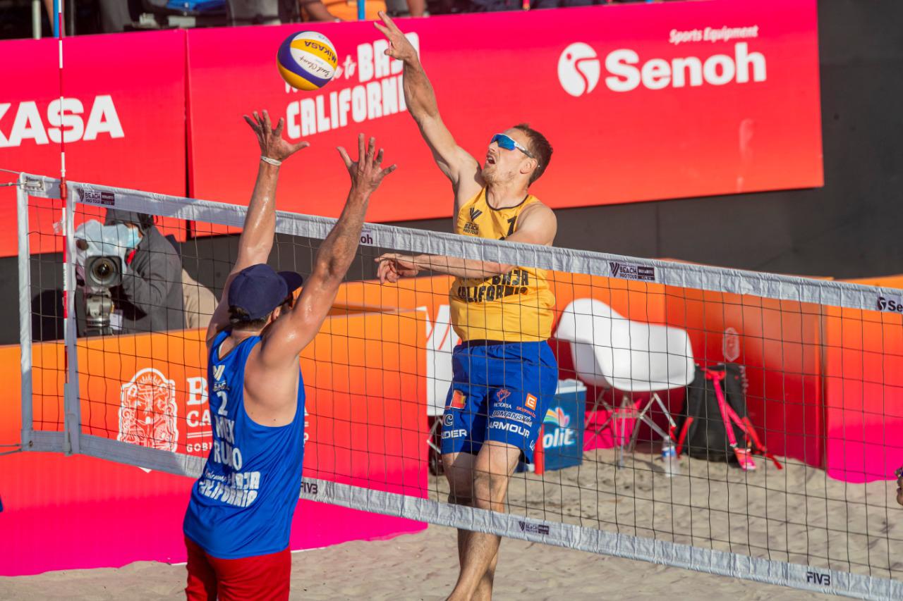 $!Sinaloenses Gaxiola y Rubio se despiden de la II etapa del Tour Mundial de Voleibol de Playa