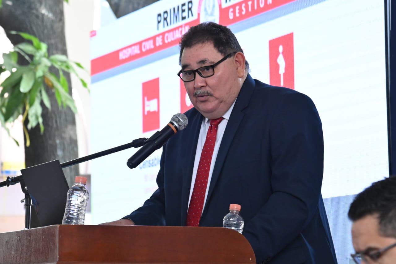 $!Hospital Civil de Culiacán, pieza fundamental para atención a la población sinaloense: Quevedo