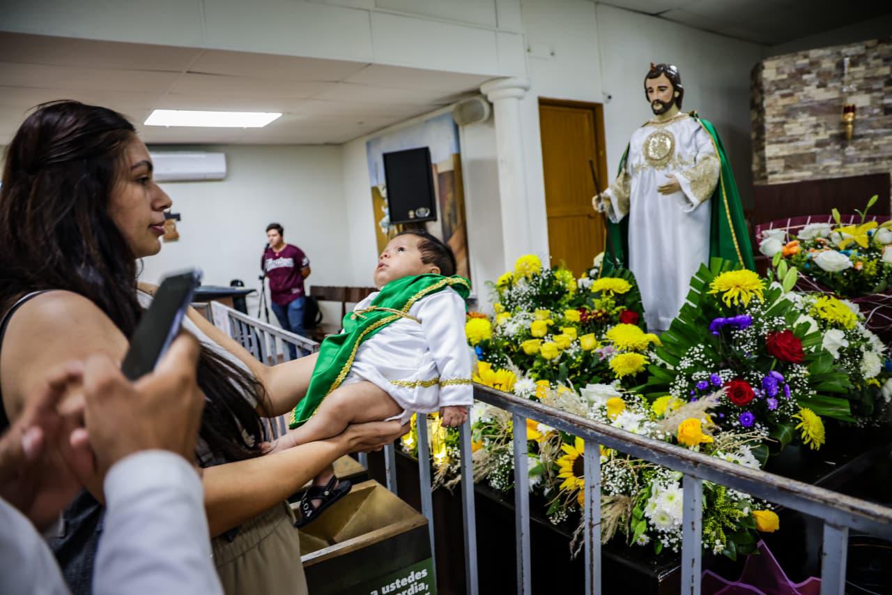 $!Pese a crisis de inseguridad, fieles en Culiacán demuestran su fe en San Judas Tadeo