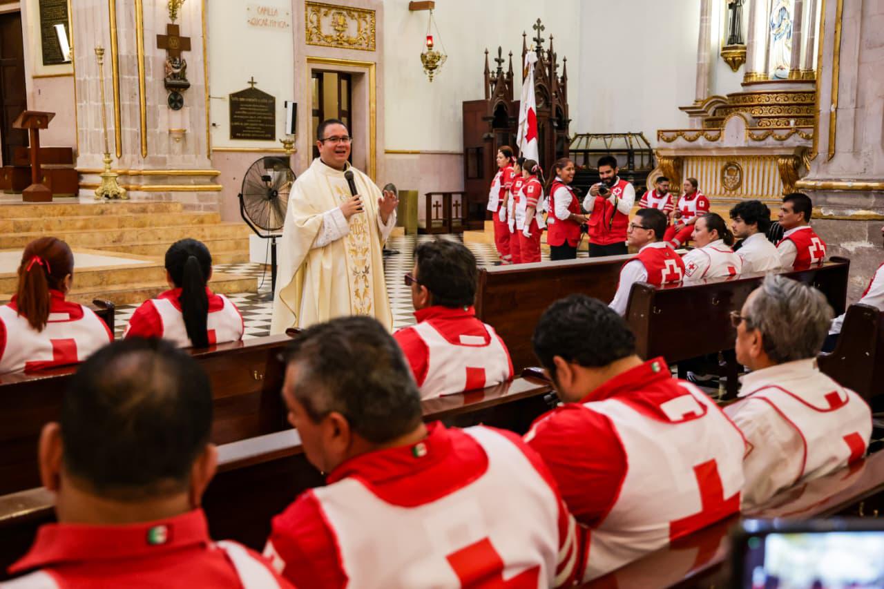 $!Cruz Roja Culiacán honra a sus héroes caídos durante celebración del Día del Socorrista