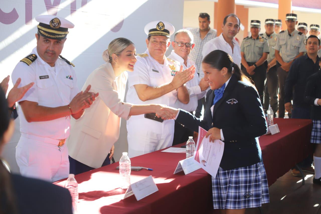 $!Realizan Lunes Cívico en Escuela Primaria ‘General Ángel Flores’, en Mazatlán