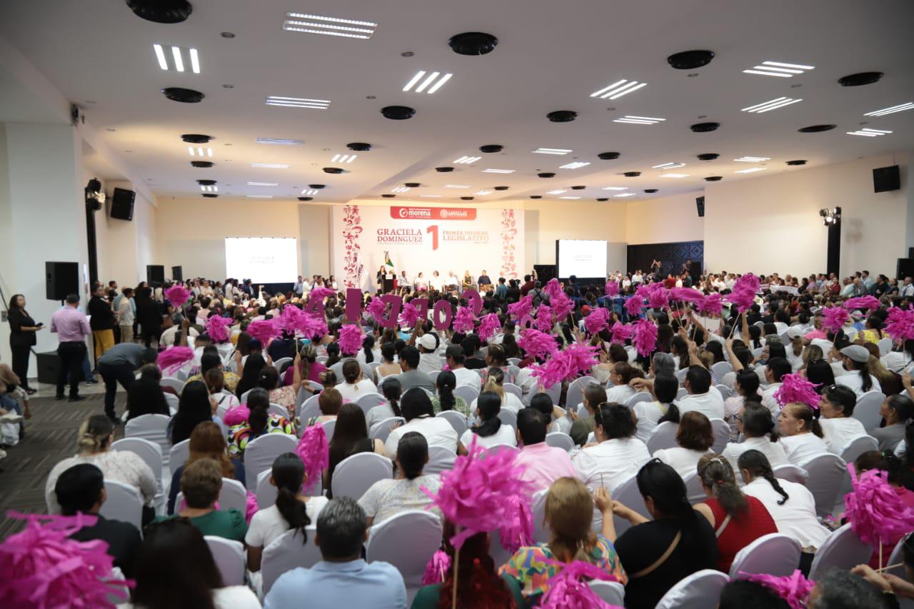 $!Somos mucho pueblo y mucho gobierno en Sinaloa: Graciela Domínguez