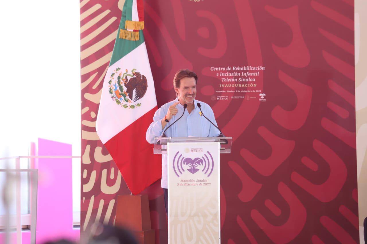 $!Inaugura AMLO en Mazatlán las instalaciones del CRIT Teletón Sinaloa