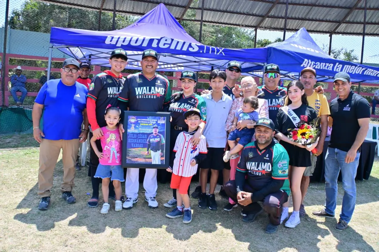 $!Se viste de gala El Walamo con la inauguración de la Liga Campesina de Beisbol Río Presidio