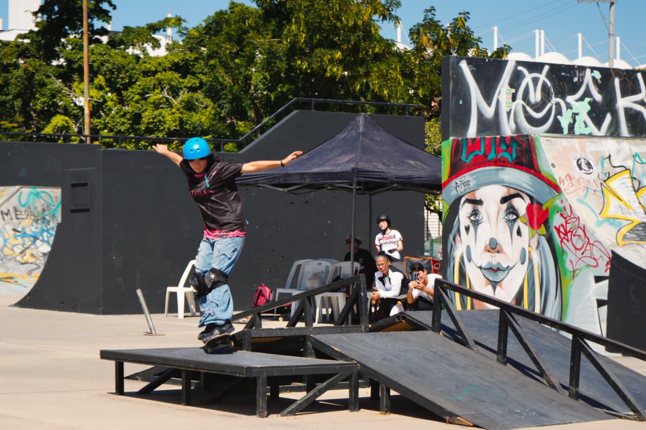 $!Mazatlán arrasa en skateboarding y suma seis medallas en la etapa estatal