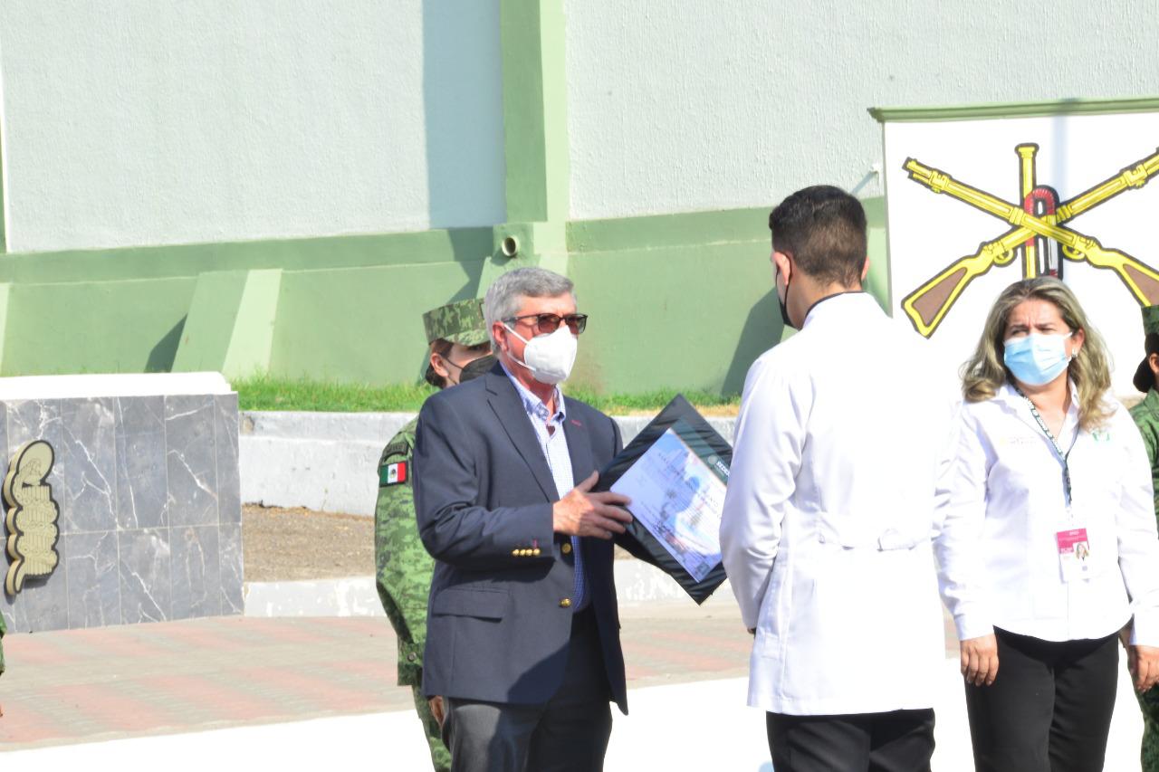 $!Después de haber sido Hospital Covid-19 en Culiacán, la Sedena entrega instalaciones a la Secretaría de Salud