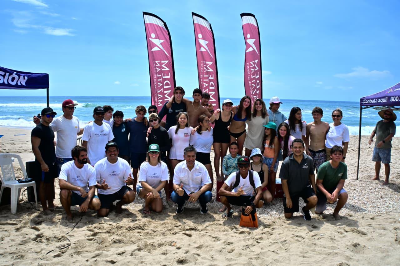 $!Con 26 participantes se realiza el Selectivo Municipal de Surfing en Playa Brujas
