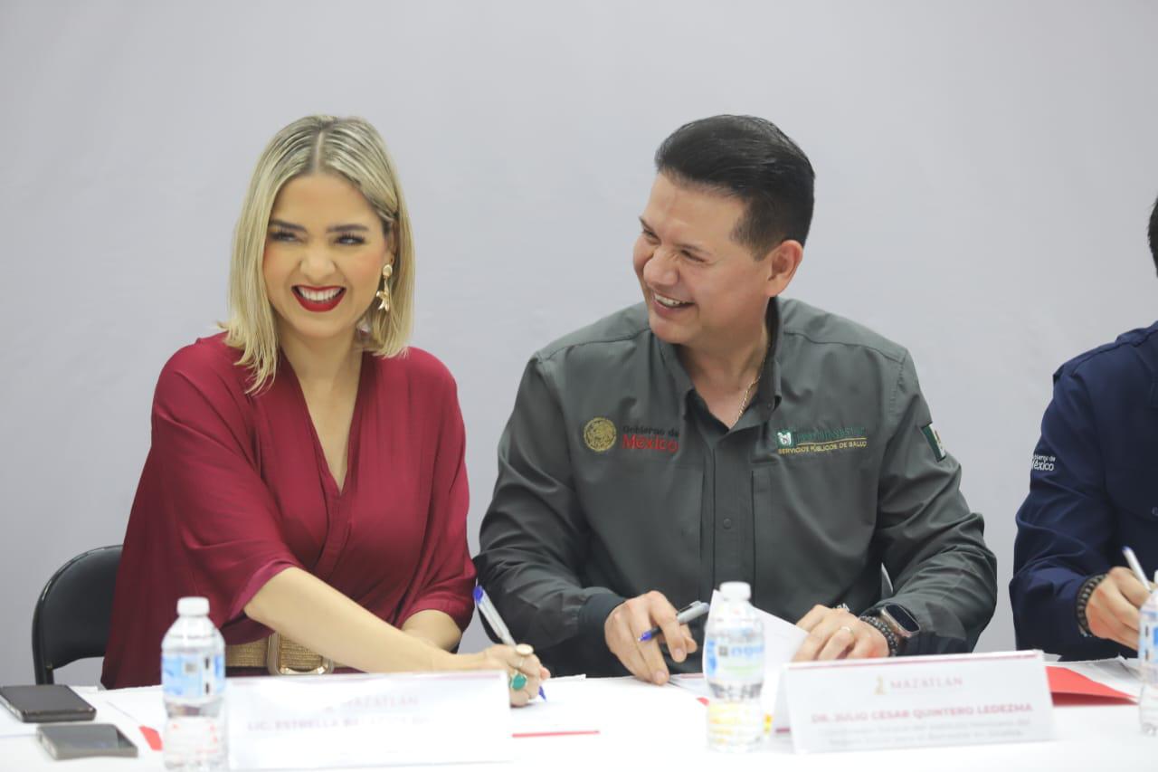$!Firman convenio de colaboración el Ayuntamiento de Mazatlán y el IMSS Bienestar Sinaloa