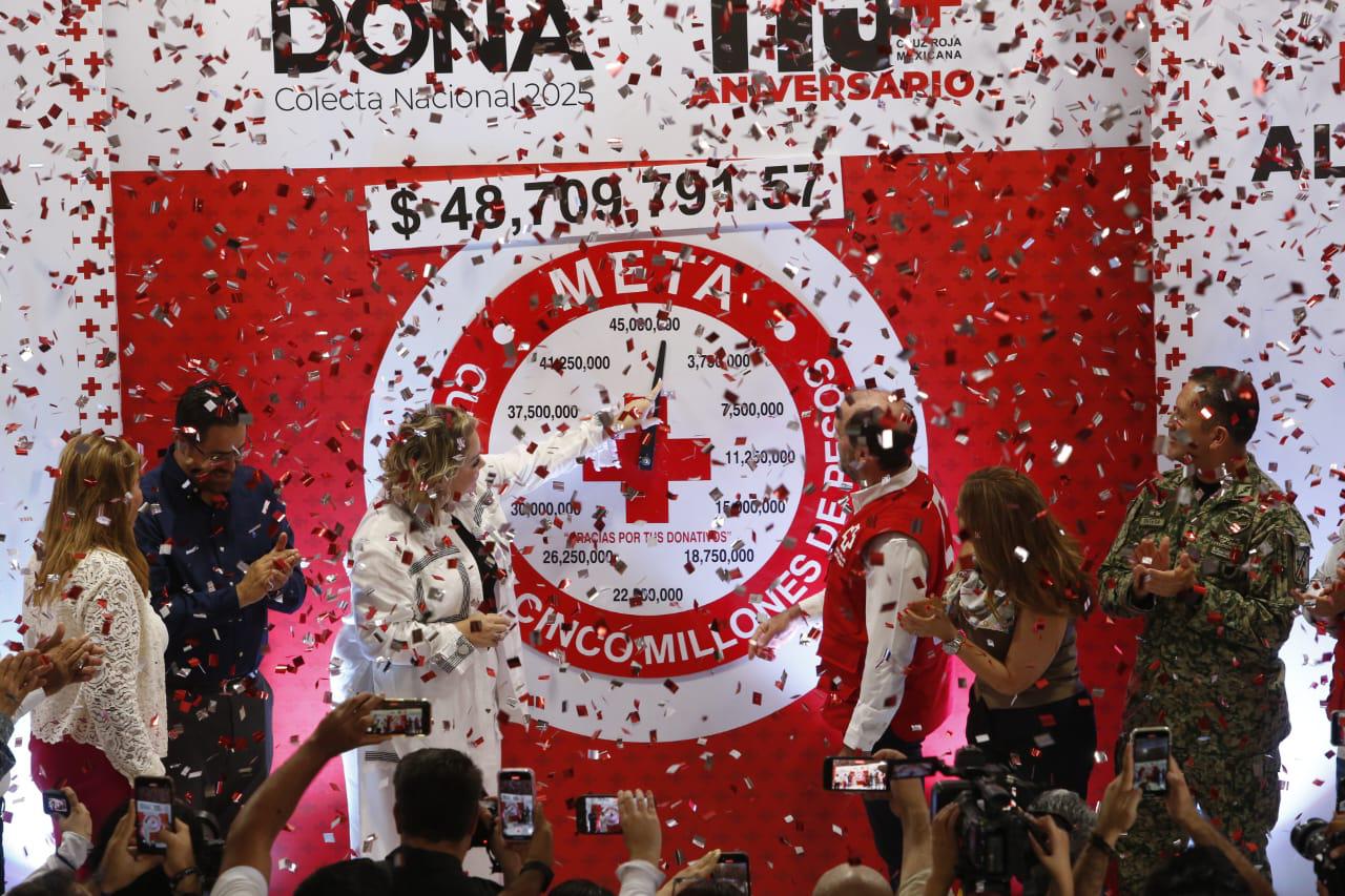 $!Cruz Roja Sinaloa supera su meta y recauda más de 48 millones de pesos en colecta 2025