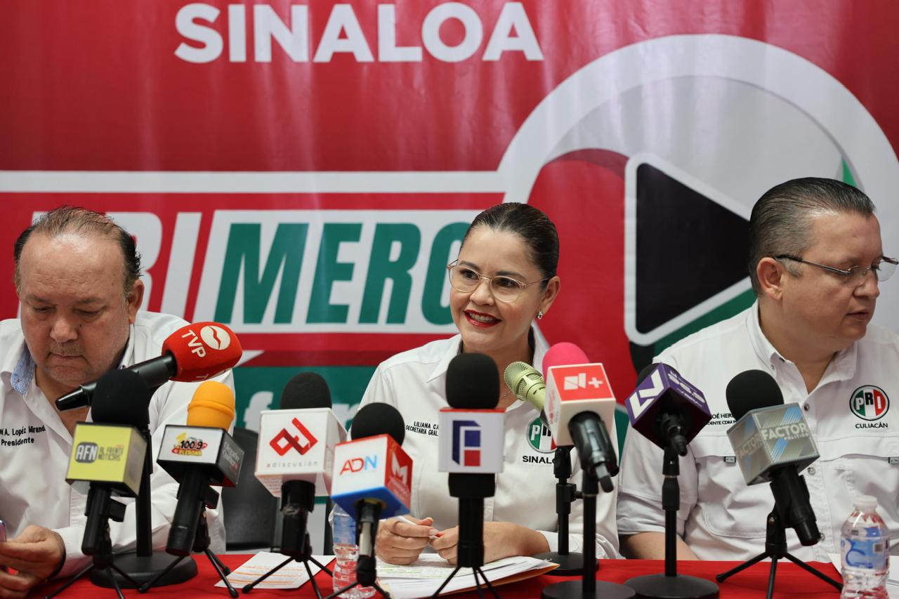 $!Visita de Claudia Sheinbaum fue solo discurso... ignoró crisis hídrica y seguridad: PRI Sinaloa