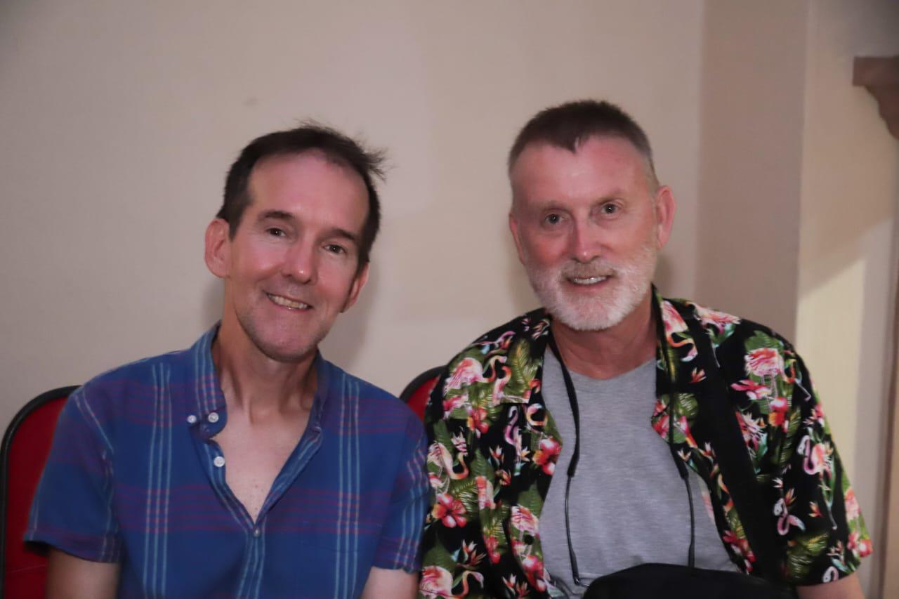 $!James Kelley y Jamie Satcher.