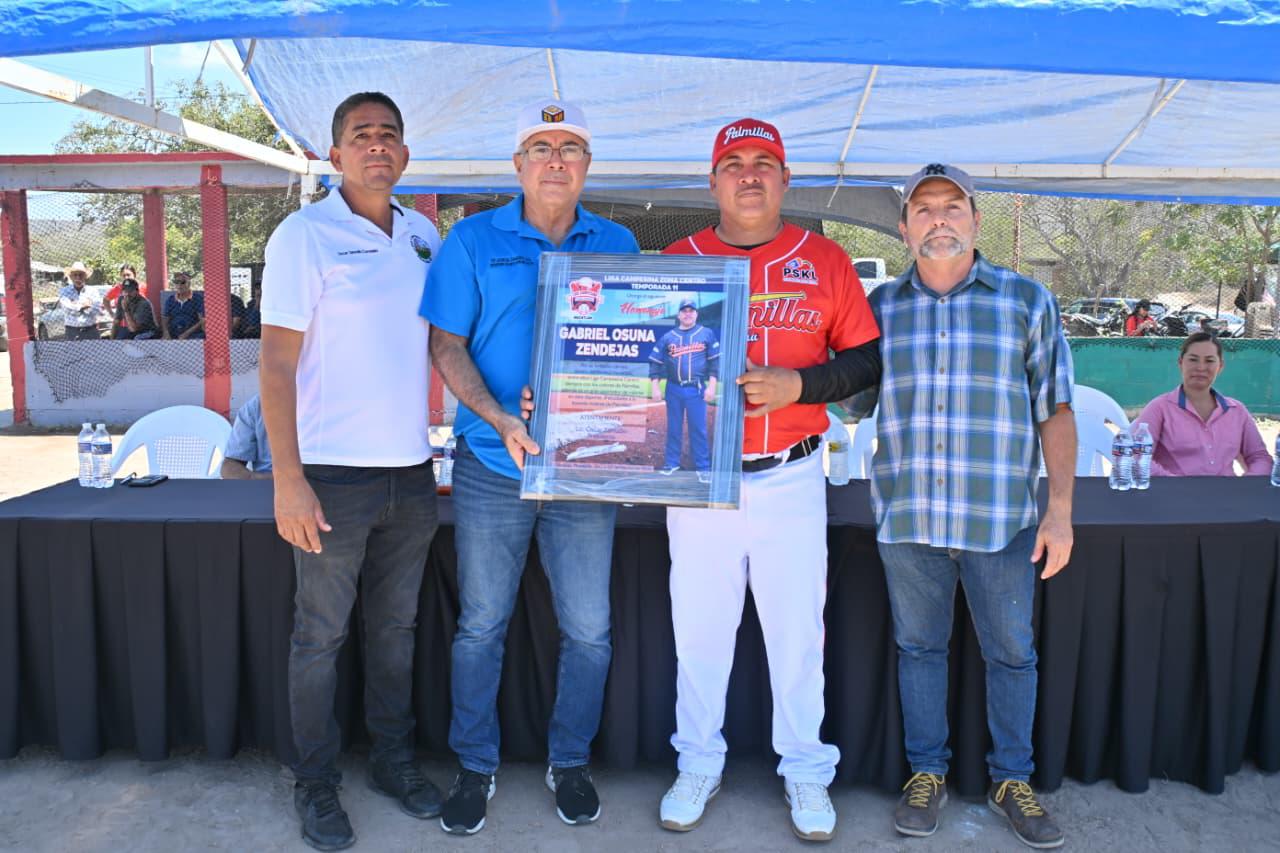 $!Inauguran Liga Campesina Centro de Beisbol en honor a Gabriel Osuna