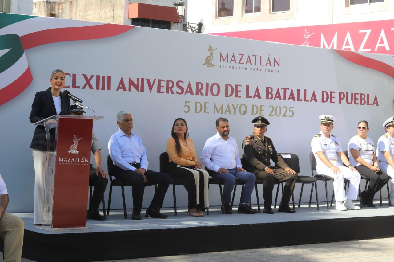 $!Mazatlán conmemora el 163 aniversario de la Batalla de Puebla