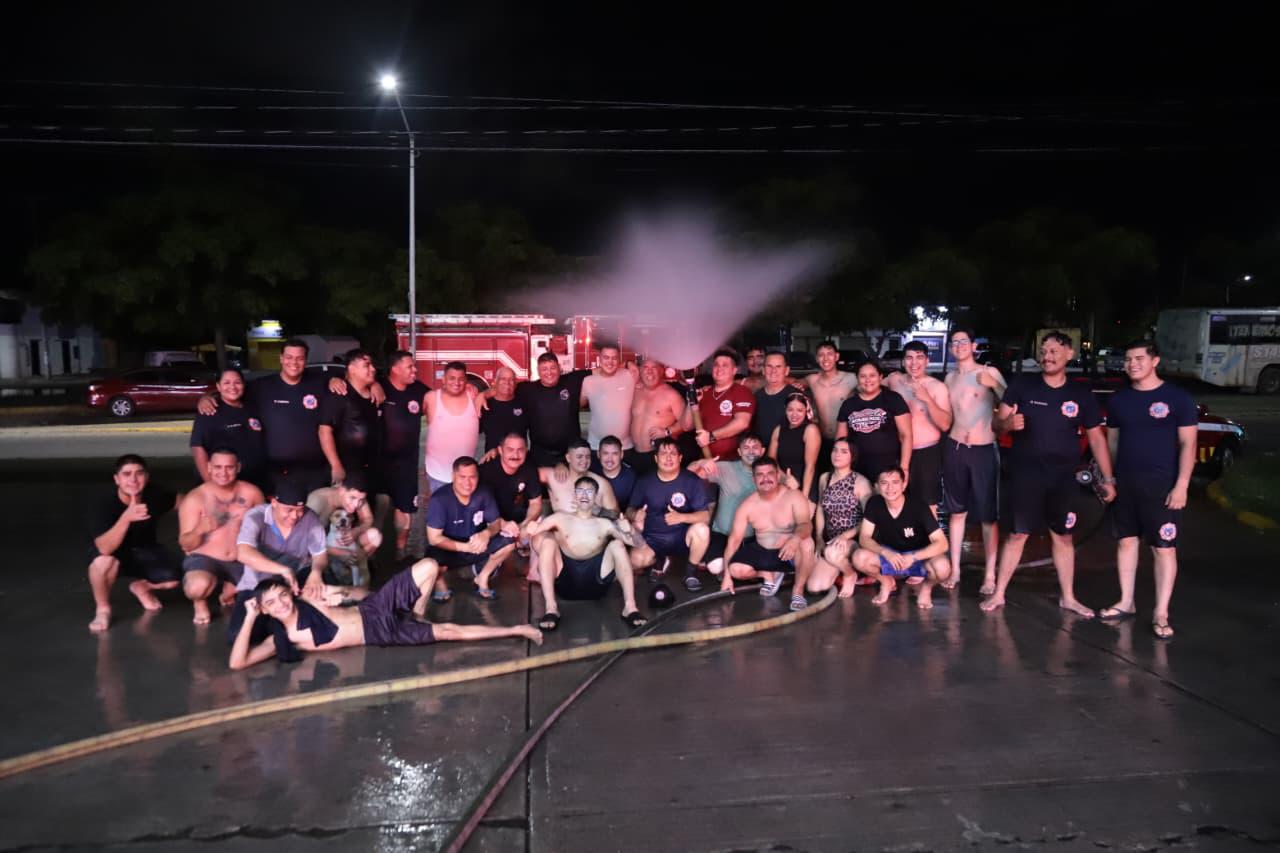 $!Con el tradicional bautizo Bomberos de Mazatlán conmemoran su día