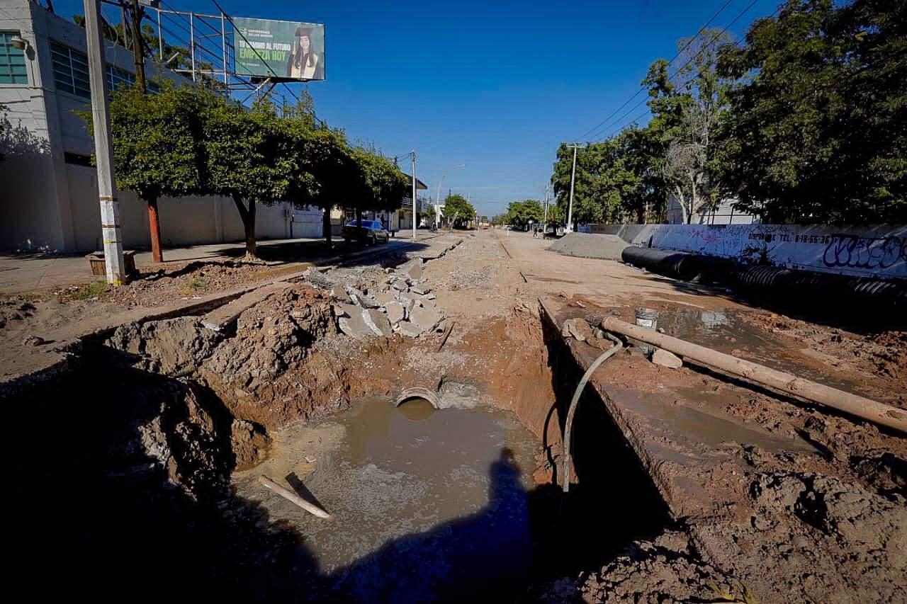 $!Rocha Moya inaugura carril del bulevar Zacarías en Los Mochis