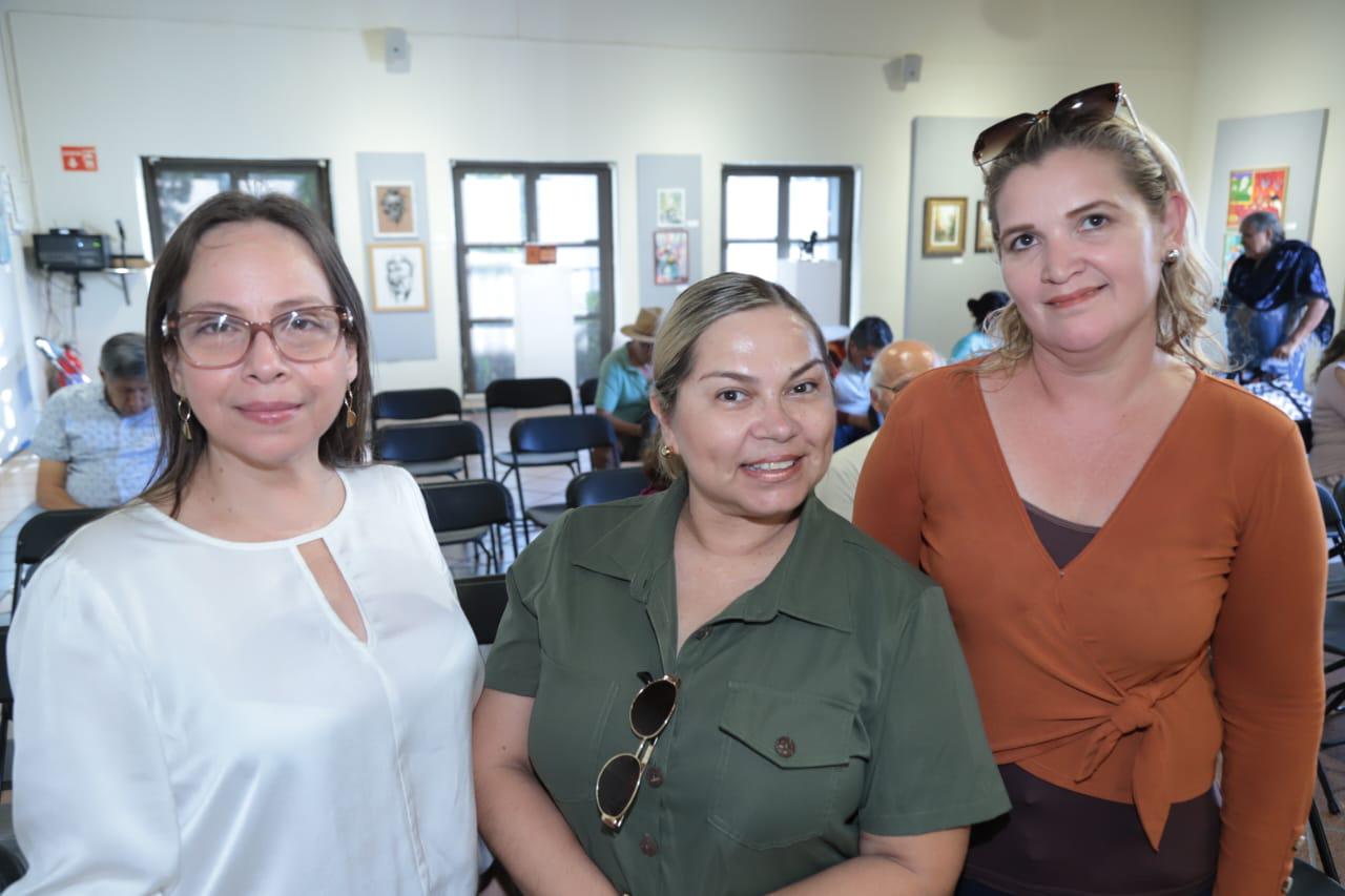 $!Silvia Durán, Carmen María Huerta y Perla Andrés.