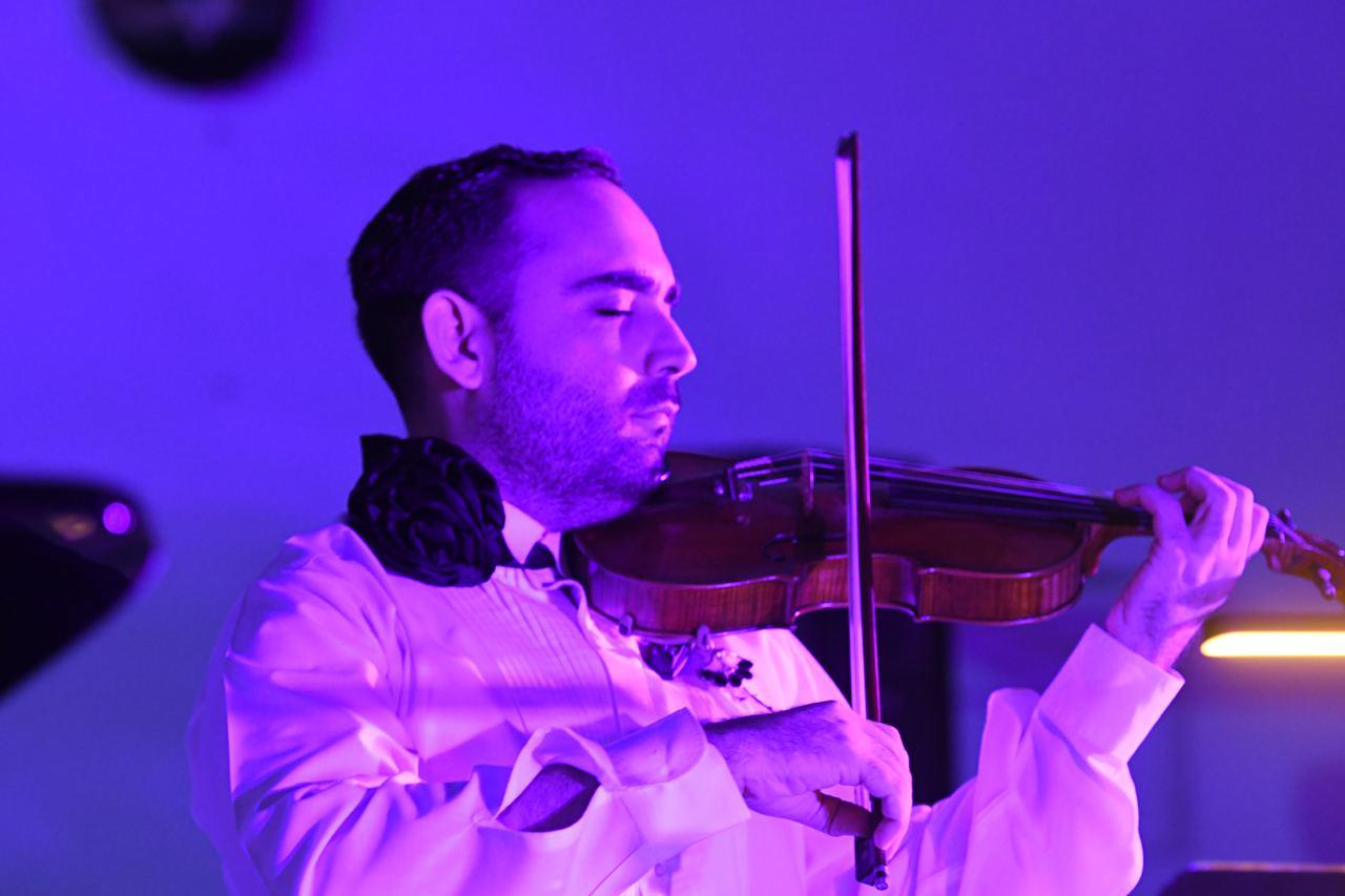 $!El violinista Víctor Alonso Osuna.
