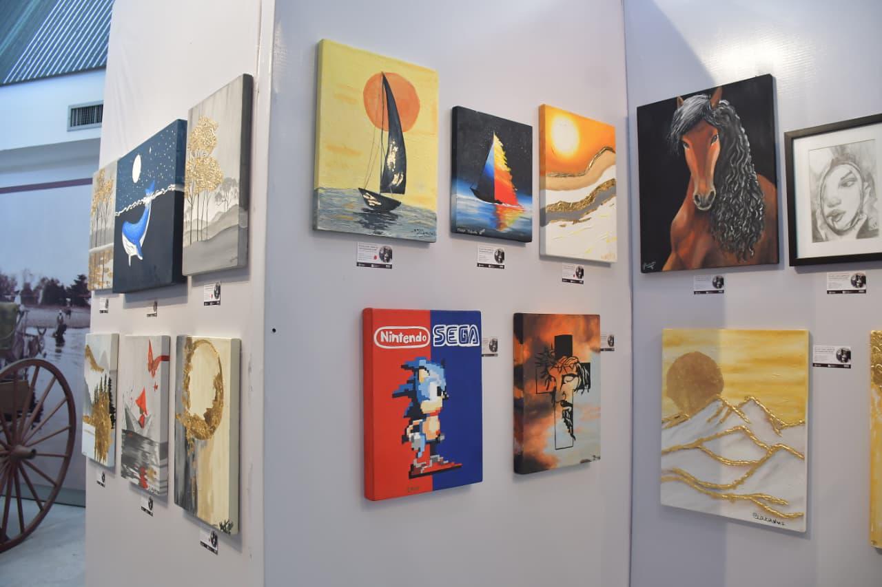 $!La exposición presenta distintas técnicas de pintura.