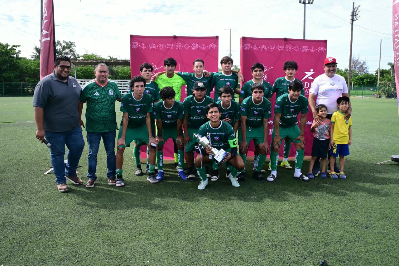$!Elota vence 3-0 a Mazatlán y se corona en la Copa Telmex Juvenil