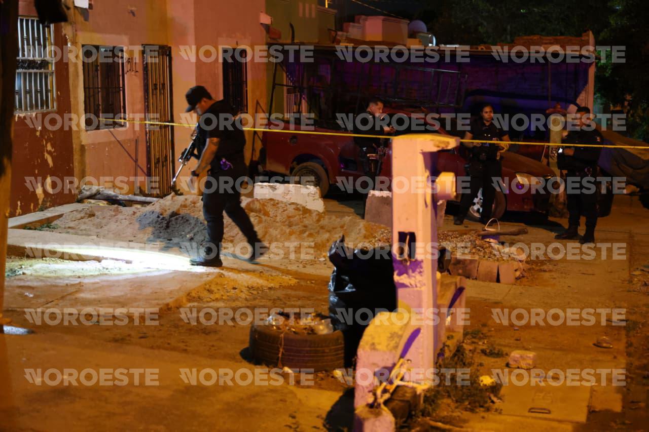 $!Balean a un hombre en el fraccionamiento San Antonio, en Mazatlán