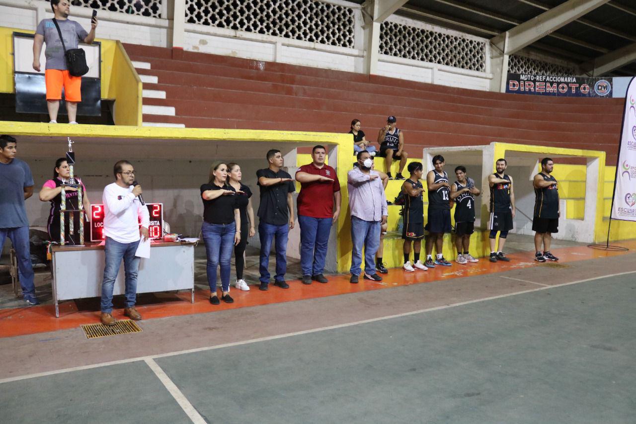$!Inauguran Torneo de Basquetbol Municipal de Escuinapa