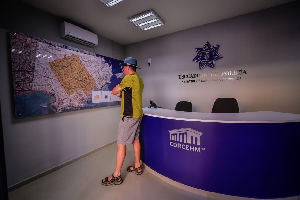 $!Centro Histórico de Mazatlán tiene su Comandancia de Policía