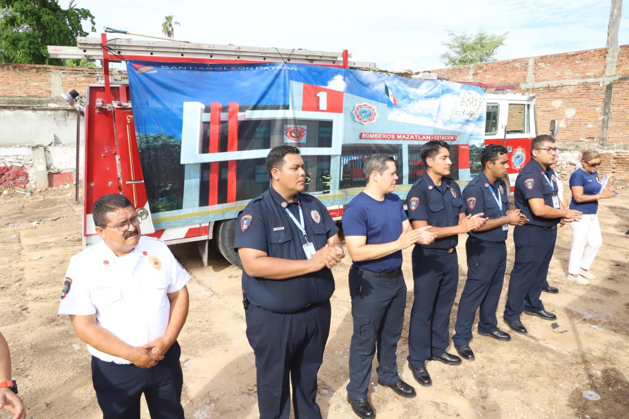 $!Comienza construcción de nueva estación de Bomberos en Avenida Gabriel Leyva, en Mazatlán