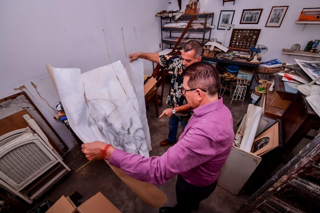 $!Podrían convertir en monumento una de las obras de Antonio López Sáenz