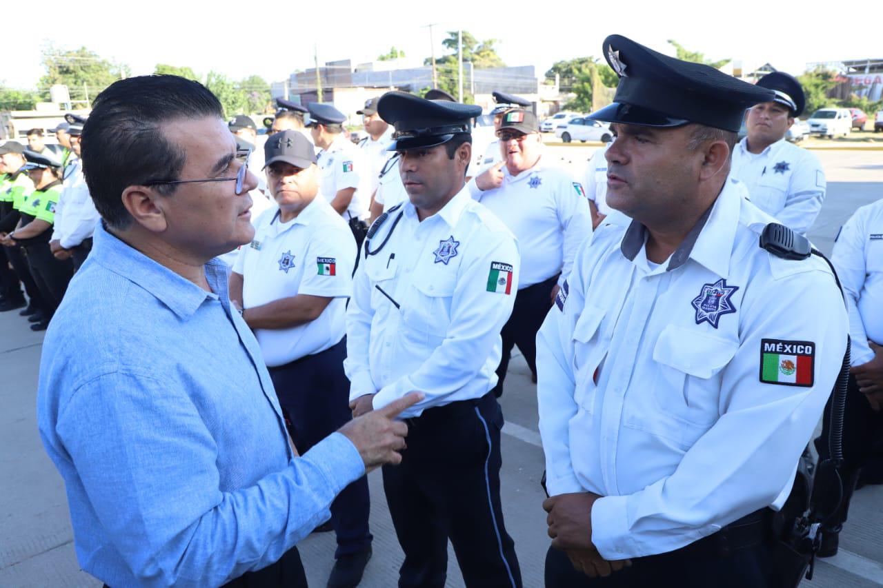 $!Anuncia Alcalde convocatoria para ascender de grado en la SSPM, pero a cambio de mejor servicio a la ciudadanía