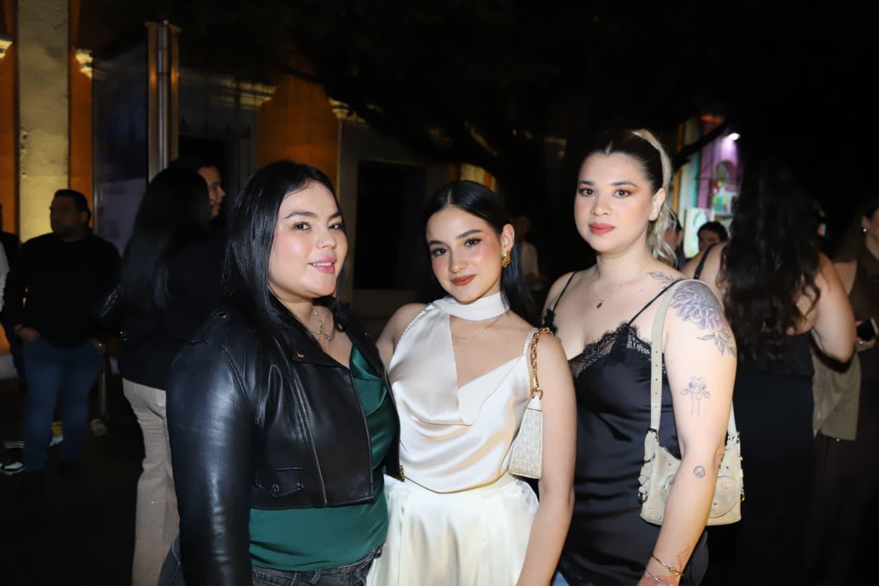 $!Sarebb Gómez, Karen Castillo y Dalya Carvajal.